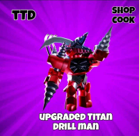 Upgraded Titan Drill Man - Toilet Tower Defense | TTD | CHEAPEST - ROBLOX