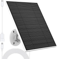 Solar Panel for Eufy Outdoor Camera 5W Camera Solar Panel Charger Compatible with Eufycam Continuous