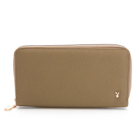 【PLAYBOY】皮夾長夾 Jammy系列(卡其色)