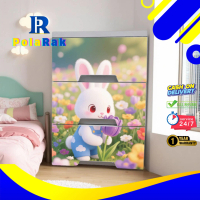 PolaRak - Lemari Laci Plastik 3 Susun Gambar Kartun Lucu Warna Cerah Ringan Mudah Dipindah Cocok Unt