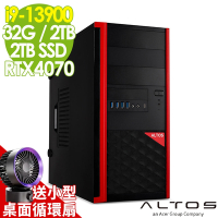 Acer Altos 安圖斯 P150F8 (i9-13900/32G/2TB+2TB SSD/RTX4070-12G/700W/W11P)