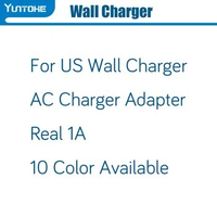 Wholesale 2000pcs/lot Colorful 1A 1000mAh US Plug Single USB Travel AC Power Wall Charger Adapter for Apple Iphone 7 6 Plus 5 4