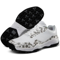 2023 Summer Women Golf Shoes Men Non-slip Golf Sneakers Breathable Golf Training Sport Shoes Black Spikes Golf Shoes