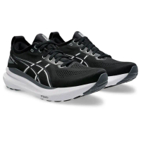 【asics 亞瑟士】慢跑鞋 男鞋 運動鞋 緩震 寬楦 支撐 GEL-KAYANO 31 2E 黑白 1011B869-002
