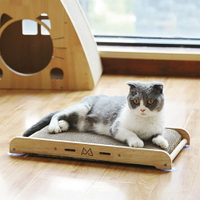 實木吸盤式貓抓板 省空間便利 貓玩具 立式貓抓板 宅家好物