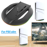 Vertical Stand Display Stand Base Console Stand for PS5 Slim Console Disc and Digital for Playstation 5 Slim Console