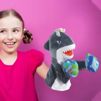 Animal Hand Puppets Shark Monkey Cartoon Cute Kids Puppets Plush Comfortable Animal Toy Boxing Sounding Puppets For Kid Birthday