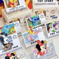 Miniso Brand Blind Box Disney Anniversary Retro Stamp Trendy Play Handheld Decoration Birthday Commemorative Birthday Gift