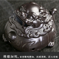 貔貅盤香爐．招財進寶狻猊陶瓷鏤空薰爐 官運亨通塔香爐小盤香爐