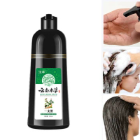 Hair dye Black Shampoo Fast Dye Hair Shampoo Natural Anti Hair Loss Moisturizing Refreshing Black Hair Care Free shipping