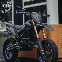 DECAL DTRACKER KLX SUPERMOTO TRAIL KUALITAS TERBAIK