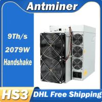 New Antminer HS3 9Th/s Asics Miner, In Stock 2079W Crypto Mining Machine, Free Shipping