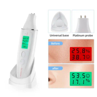 LCD Precise Detector Digital Skin Oil Moisture Tester for Face Care Bio Technology Sensor Lady Beauty Tool Women Spa Monitor