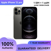 99% New Genuine iPhone 12Pro 128GB 256GB ROM 6.1" Super Retina OLED A14 Bionic IOS Face ID Unlocked 5G iPhone 12pro