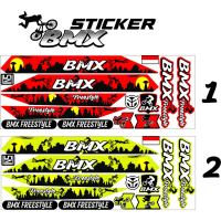 STRIPING VARIASI BUAT SEPEDAH BMX MOTIF FREESTYLE CUSTOM BIKE STIKER STRIPING SEPEDAH BMX UNIVERSAL