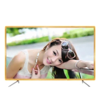 Gold color frame 43 50 55 inch youtube TV android OS smart wifi internet LED 4K television TV