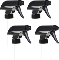4 Pack Trigger Sprayers Replacement Spray Nozzles with Mist Stream Sprayer for 8oz/16oz Glass Spray 