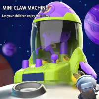 Rocket Ball Machine Toy Claw Machine Boy Small Home Cartoon Gacha Party lottery toy family board game toy set XMAS party gifts