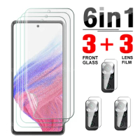 6in1 For Samsung Galaxy A54 A53 HD full cover soft hydrogel film for Samsung Galaxy A34 2023 lens screen protector
