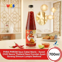 PHRA PHROM Saus Cabai Manis 700ml - Sweet Chilli Sauce Thailand Saus Cocolan Ayam Goreng Dimsum Lump