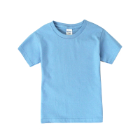 【Baby童衣】任選 短袖上衣 兒童純棉短袖T恤 90070(卡羅萊納藍)