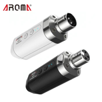 Aroma ARC1 5.8GHZ Wireless Guitar Microphone System Transmitter Receiver Rechargeable Audio Transmission System For Guitar Bass
