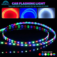 ไฟแถบ LED, Openmall, 135smd 3528 เทปยืดหยุ่น, แถบเชือก, โคมไฟเทปเรย์, ไฟภายในรถยนต์, 12v, q1v4