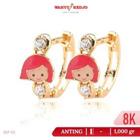 Anting-Anting Emas Anak-Anak 8K Wahyu Redjo AN-8K-31624743 Non Pameran