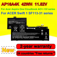 AP16A4K Laptop Battery For Acer Swift 1 SF113-31 SF113-31-P57A For Aspire One Cloudbook AO1-132 Series 11.25V 42Wh 3770mAh