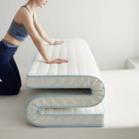 Knitted Kotton Three-dimensional Hard Cotton Latex Mattress Thickened Non-slip Mattress Student Tata