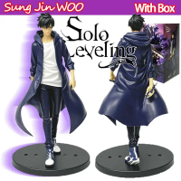 ฟิกเกอร์ Solo Leveling (เวอร์ชันอนิเมะ) Sung Jinwoo ขนาด 21 ซม. ทำจากพีวีซี โมเดลสะสม สำหรับตกแต่งแล