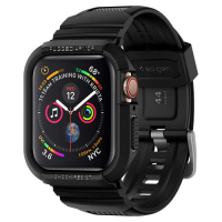 SGP / Spigen Apple Watch S6/5/4/SE(40mm) Rugged Armor Pro防摔保護殼專業版(錶帶一體成型:黑)