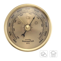 Household Weather Station Barometer Thermometer Hygrometer Wall Hanging Pressure Gauge Weather Station Hygrometer Indoor