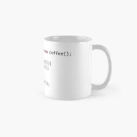 Coffee Java Classic Mug Design Picture Coffee Drinkware Cup Handle Round Tea Simple Image Printed Gifts Photo