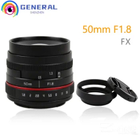 New 50mm f/1.8 APS-C F1.8 camera Lens for Olympus Panasonic M43 MFT EP5 OMD EM5 E-M1 E-M1 Mark II E-M5 E-M5