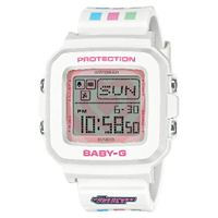 CASIO 卡西歐 BGD-10KPP-7 BGD-10 PLUS系列 錶殼吊飾套組Y2K風格爆款腕錶 飛天小女警聯名 39mm｜樂天全館特惠中★指定刷卡回饋10%