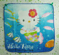 【震撼精品百貨】Hello Kitty 凱蒂貓 方巾-限量款-美人魚 震撼日式精品百貨