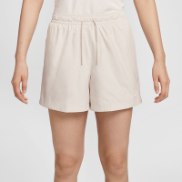 NIKE 短褲 女款 運動褲 AS W NSW MR ESSNTL WVN SHORT 米白 FV7558-104