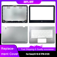 Laptop LCD Back Top Cover For HP Envy13 13-D TPN-C120 Series Front Bezel Palmrest Bottom Base Case Rear Lid A B C D Shell Silver