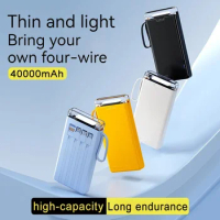 Power Bank 40000mAh Portable Charger External Battery PoverBank 10000 Fast Charging Powerbank For iPhone Xiaomi mi POCO