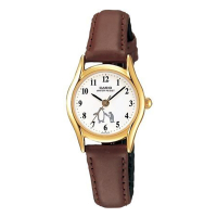 CASIO 經典復古氣質童真皮帶指針腕錶-企鵝圖樣(LTP-1094Q-7B6)/25mm