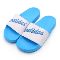 【618年中慶🤩優惠來拉!~】 Adidas Adilette Shower 白藍 休閒 輕量 涼拖鞋 運動 拖鞋 女款 NO.H4830【GZ5927 】