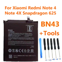 AZK Real 4100mAh BN43 Battery for Xiaomi Redmi Note 4X 3G+32G / For Redmi Note 4 global Snapdragon 625 smartphone Battery