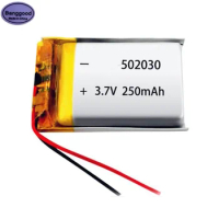 Banggood 3.7V 250mAh 502030 052030 Lipo Polymer Lithium Rechargeable Li-ion Battery Cells For MP3 MP4 GPS MID Bluetooth Headset