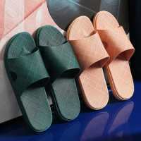Home Slippers Summer Ladies Casual Wear Bathroom Hotel Soft Bottom Non-slip Bath Indoor Slippers Women Shoes