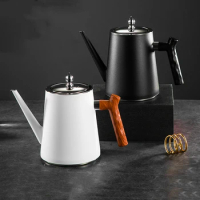 Hand Brewing Coffee Pot Set, Coffee Filter Cup Cloud Pot Long Spout Pot Hanging Ear Brewing Pot Coffee Utensils
