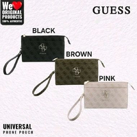 Universal Pouch Phone - GUESS PU Big 4G Logo Crossbody Mini Bag - 100% ORIGINAL BLACK