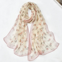 Tudung Bawal Chiffon Voile Labuh Sage Green Matcha Green Sulam Fawn Print Pashmina Shawl Niqab Perem