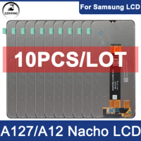 10Pcs/Lot Wholesale For Samsung Galaxy A12 Nacho A127F A127M A127F/DS Display LCD Touch Screen For Samsung A127 LCD Assembly
