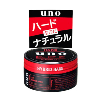 資生堂 - UNO Hybrid Hard 定型髮蠟 (硬) （红色） 80g （7008）